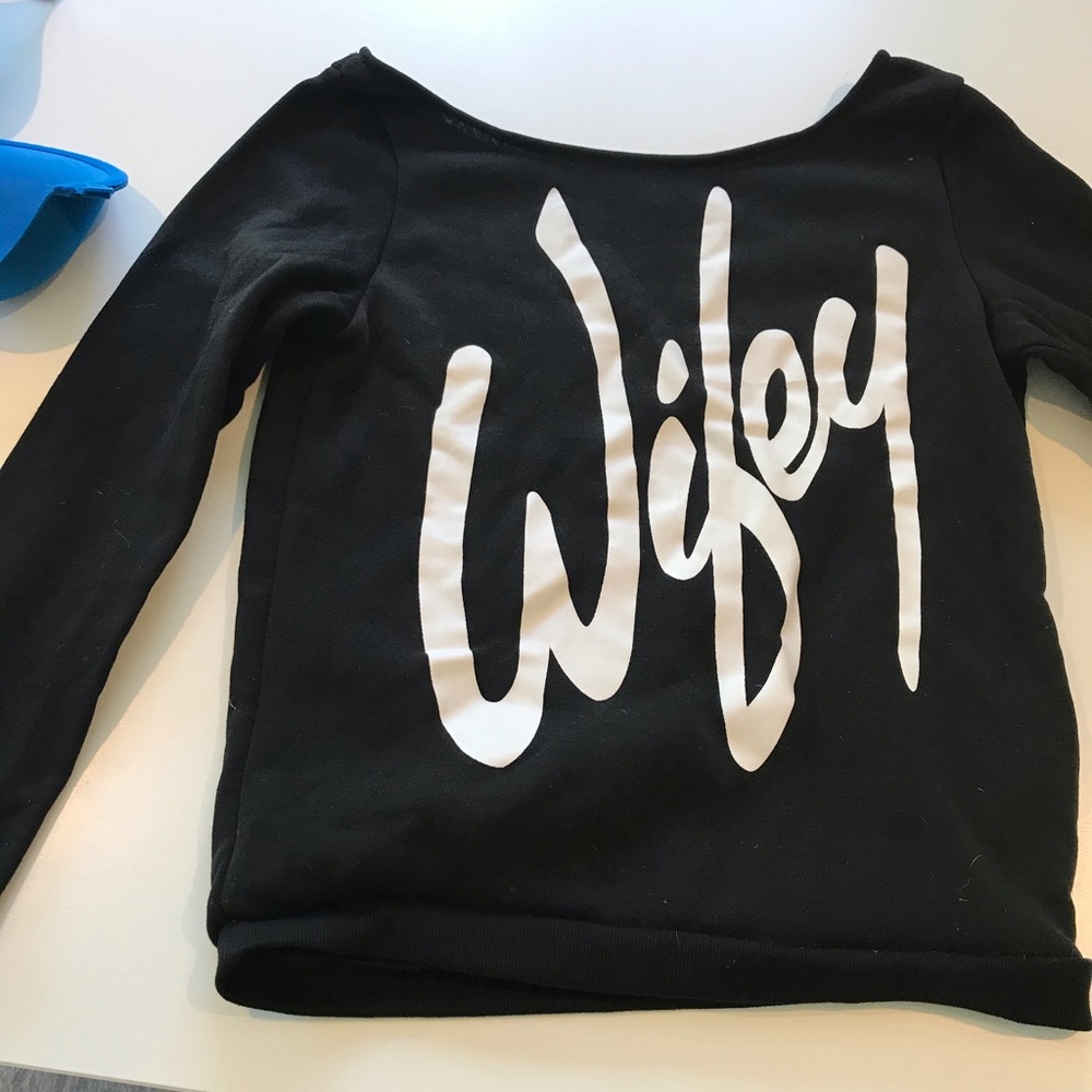 Wifey off shoulder sweatshirt